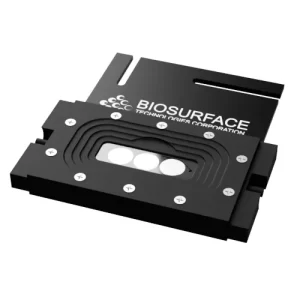FC 71-3x0.5 Anodized Aluminum Single Channel Coupon Evaluation Flow Cell for Upright Platform Microscope